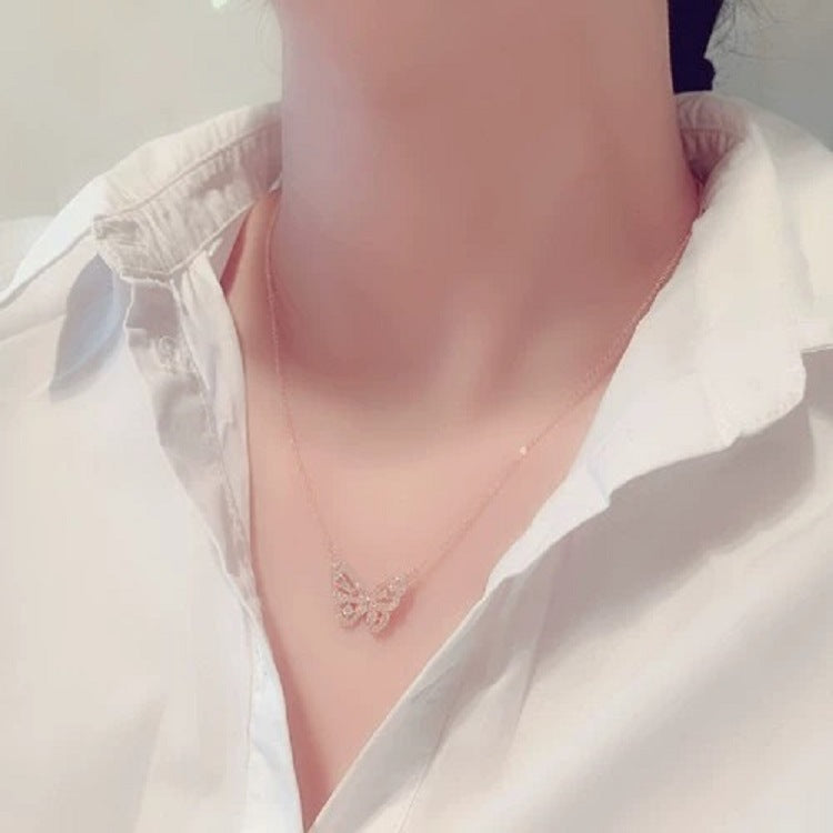 Schmetterling Damen-Halskette Korea Style