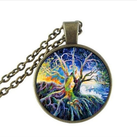 Pullover-Kette Vintage-Stil Halskette für Damen