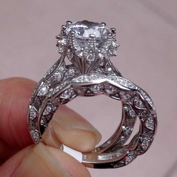 Eleganter Zirkonia Damen Ring brilliant