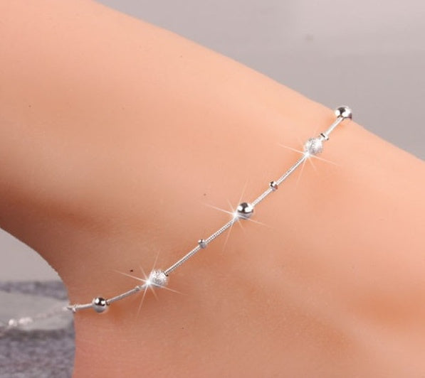 Retro Stern-Fußkette – Schlichte Fußkette im Vintage-Stil