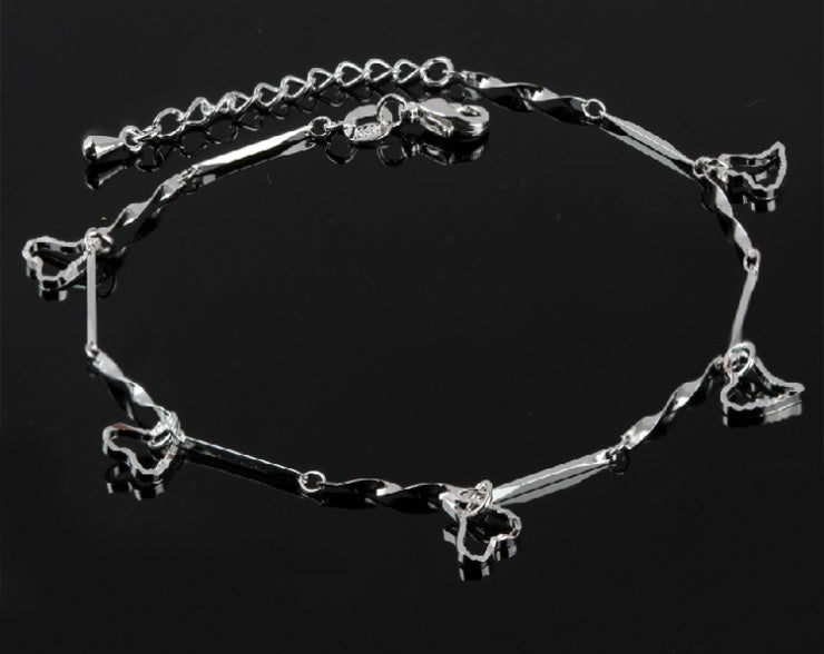 Retro Stern-Fußkette – Schlichte Fußkette im Vintage-Stil