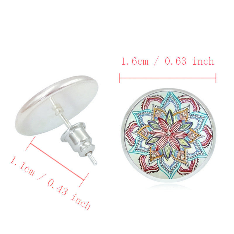 Mandala Flower Edelstein-Schmuckset