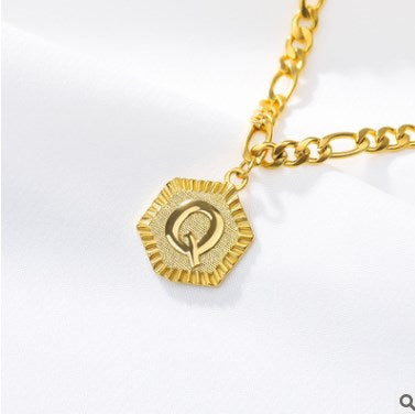 Personalisierte Alphabet-Fußkette in Goldoptik Elegantes Damen-Schmuckstück