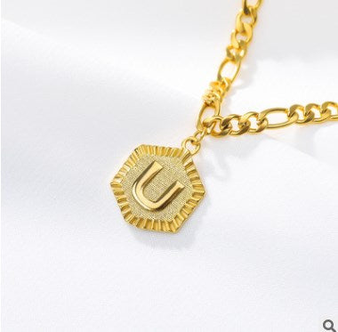 Personalisierte Alphabet-Fußkette in Goldoptik Elegantes Damen-Schmuckstück