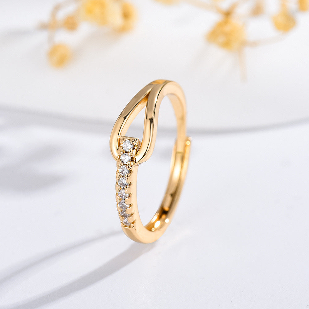 Lubert's Tears Damenring Gold und Silber mit funkelnden Diamanten