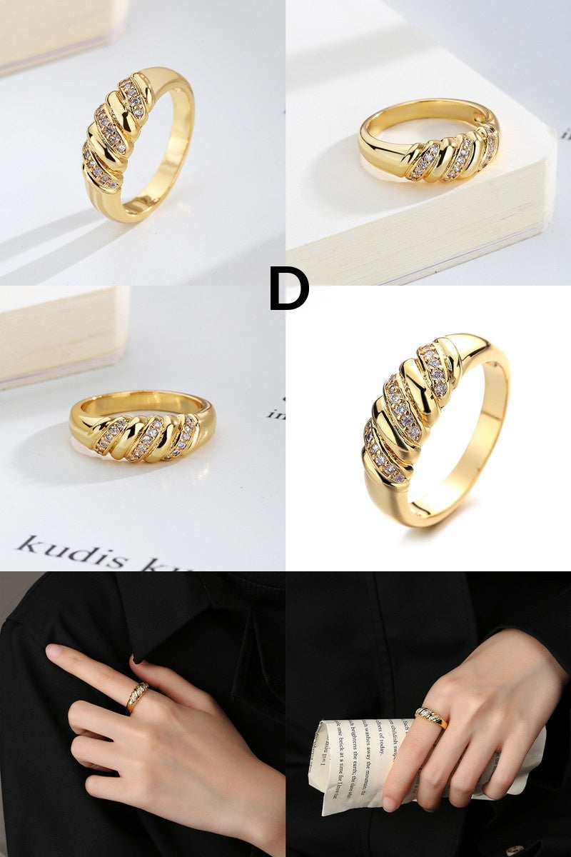 Minimalistischer Damenring mit Stern-Design – schlicht & modern